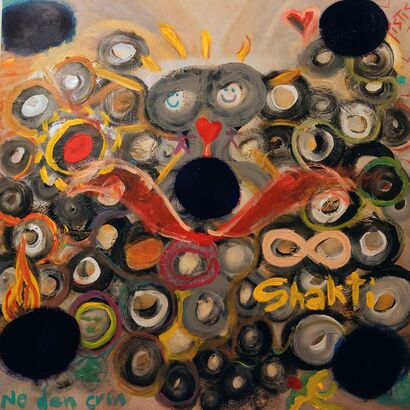 Friendship from the heart, pure love, salvation & healing  - a Paint Artowrk by Lucio Carbeli F. Bellolio 
